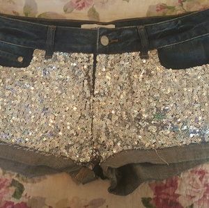 NWOT Victoria's Secret PINK Sequin Shorts 6